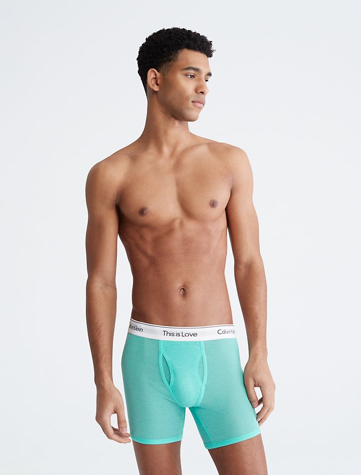Calvin Klein Men's This is Love Pride Mesh Underwear, White, Small