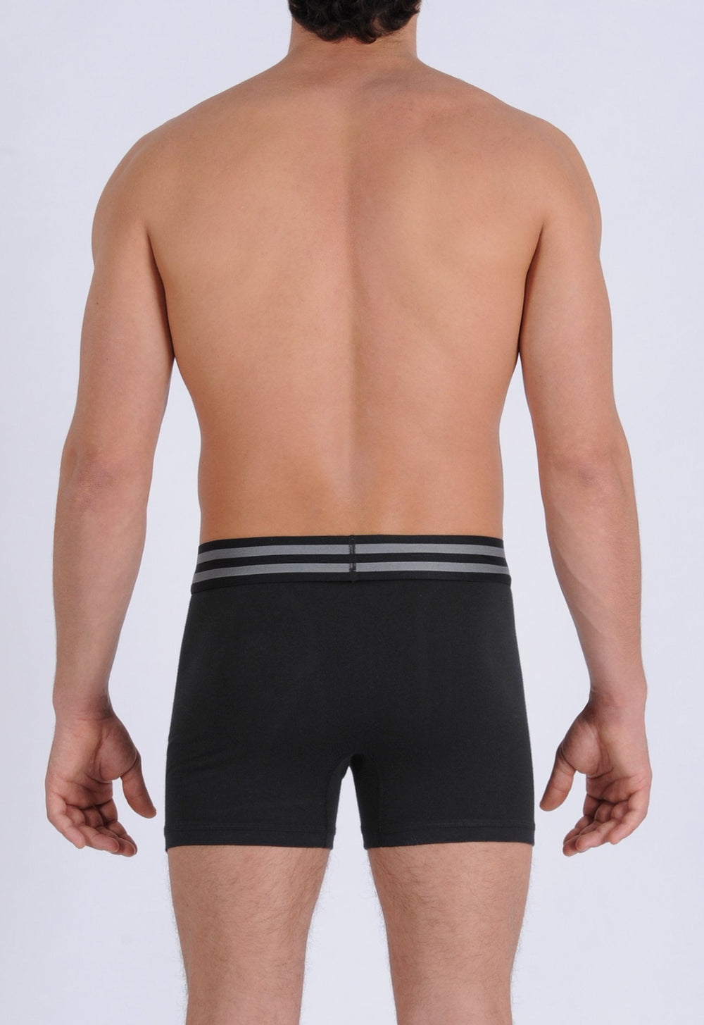 Ginch Gonch Signature Series - Boxer Brief - Black Men's underwear boxer brief trunk printed waistband back