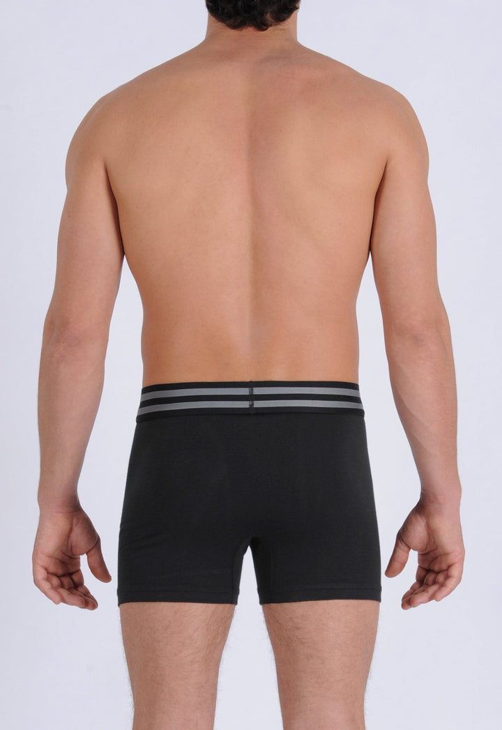 Ginch Gonch Signature Series - Boxer Brief - Black Men's underwear boxer brief trunk printed waistband back
