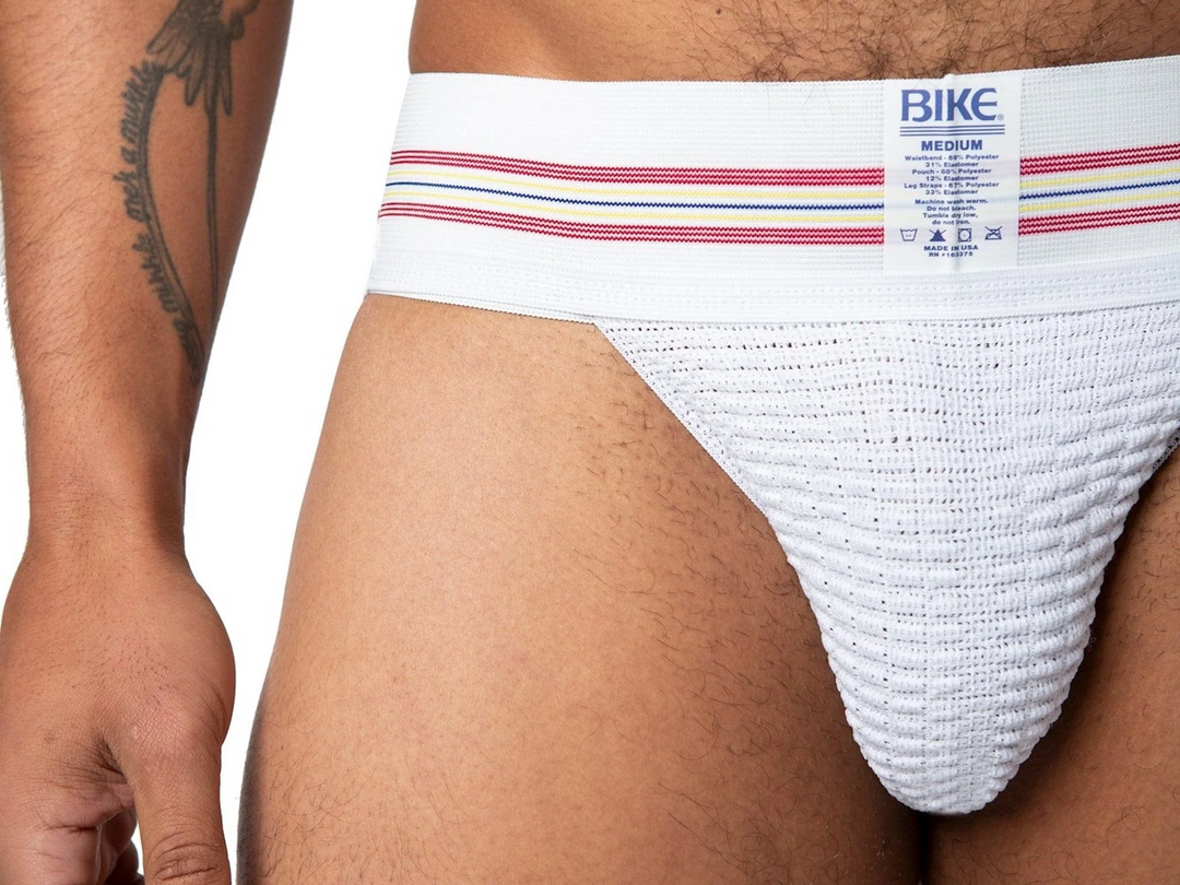 Original #10 Jockstrap White - Premium Jockstraps from Bike Athletic - Just $25.00! Shop now at Byron's Britches