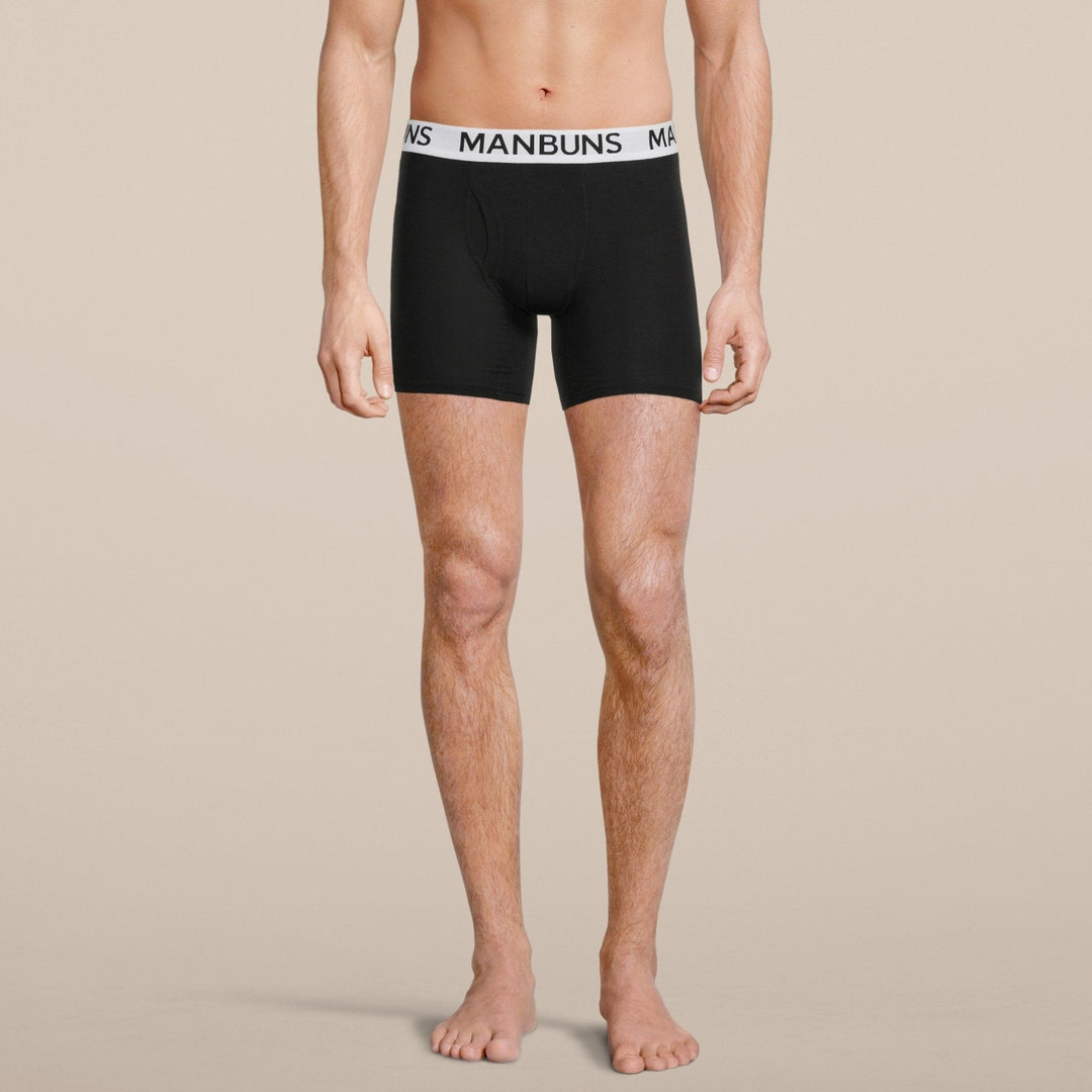 Manbuns Classic Black Boxer Brief Underwear