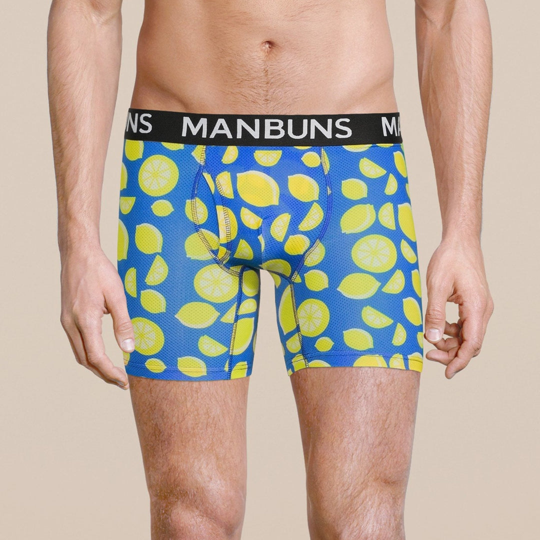 Manbuns Lemon Boxer Brief Underwear