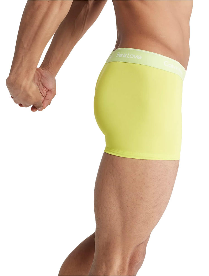 Calvin Klein Pride This Is Love Tonal Low Rise Trunk Lemon Lime