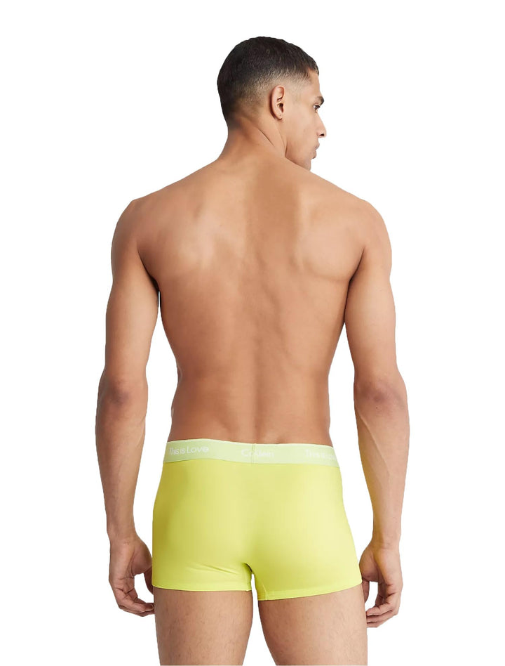 Calvin Klein Pride This Is Love Tonal Low Rise Trunk Lemon Lime