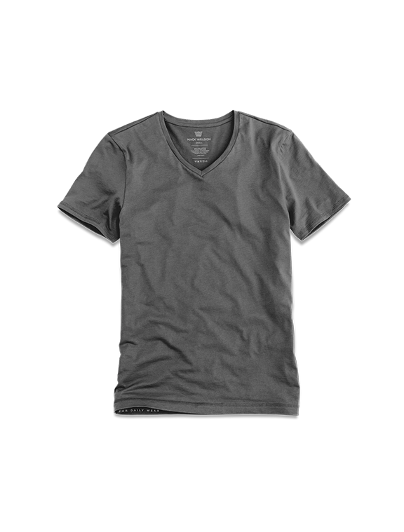 Silver V-Neck Mack Weldon T-Shirt