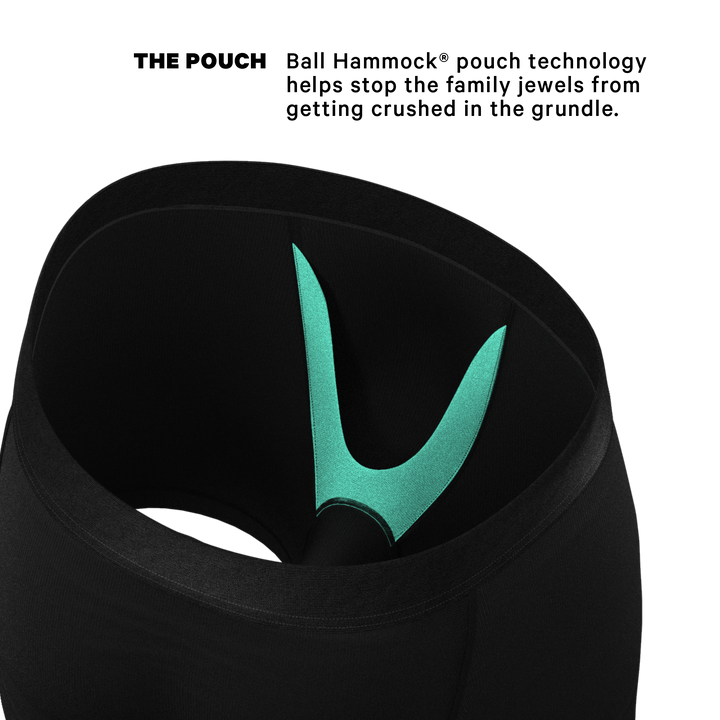 Shinesty "The 009" Black Tuxedo Ball Hammock® Pouch Underwear