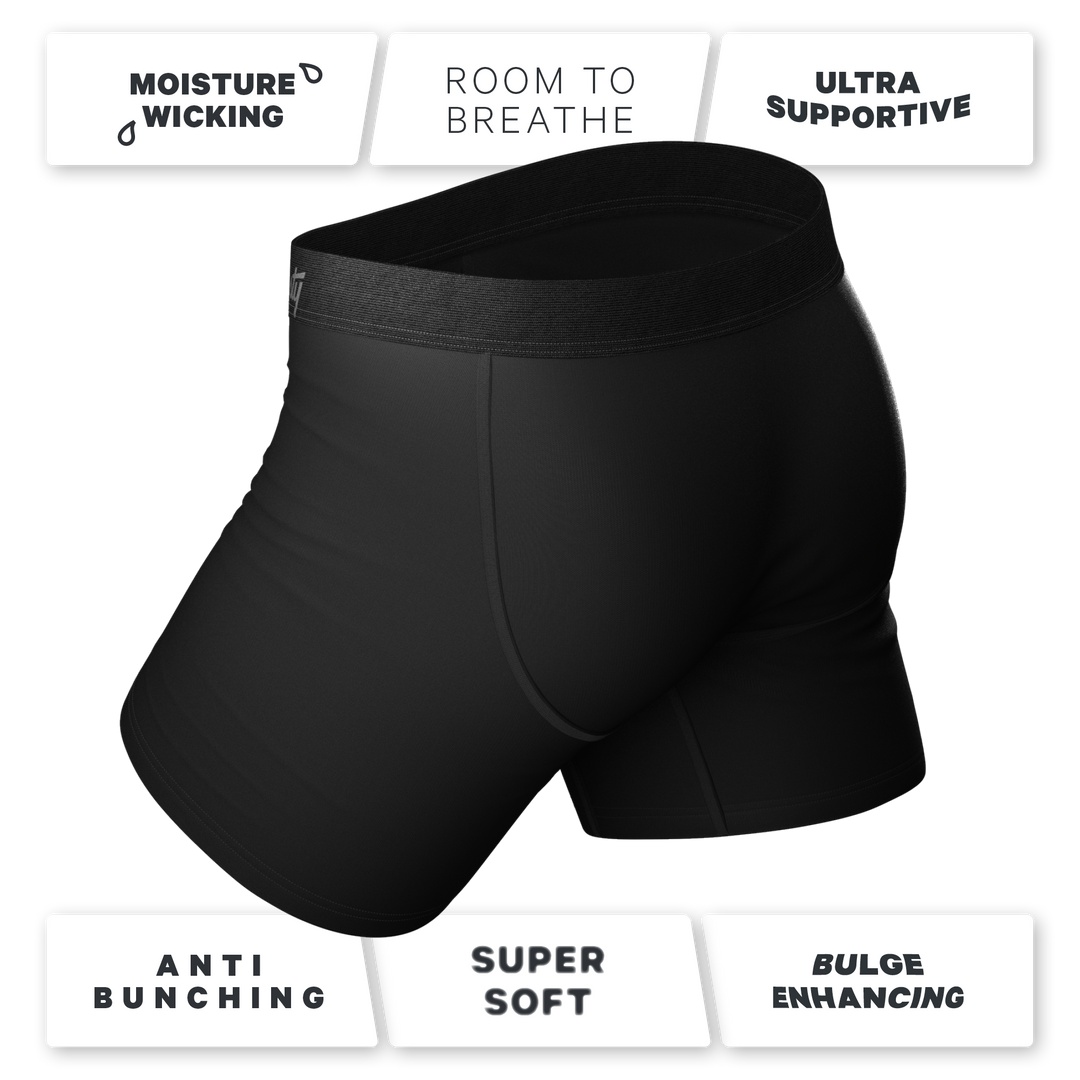 Shinesty "The 009" Black Tuxedo Ball Hammock® Pouch Underwear