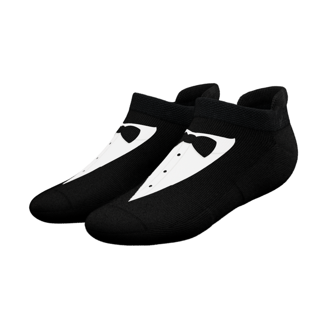 The 009 | Tuxedo Heel Hammock™ Ankle Socks