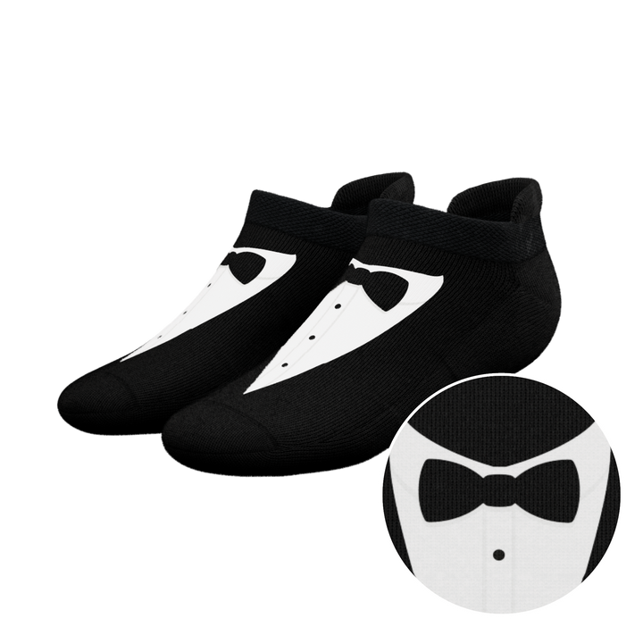 The 009 | Tuxedo Heel Hammock™ Ankle Socks