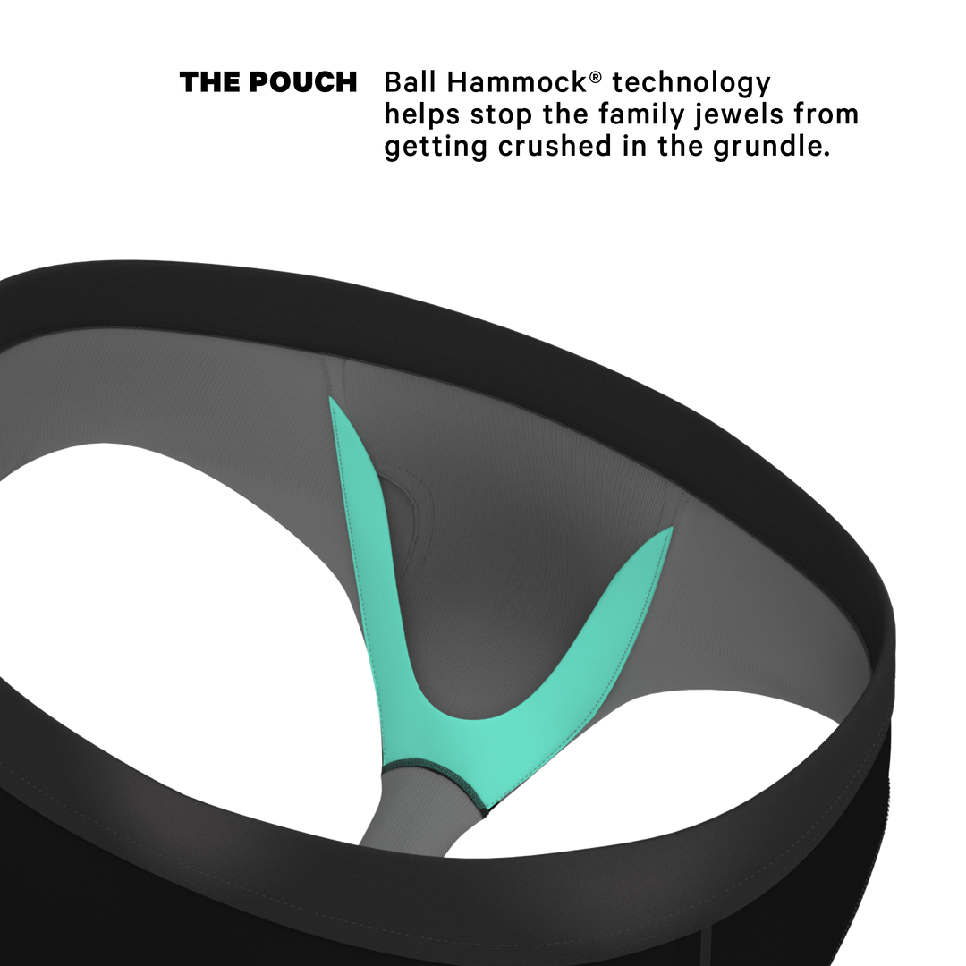 Shinesty "009" Black Tuxedo Ball Hammock® Pouch Briefs