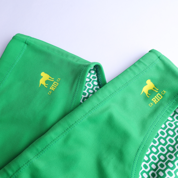 CA-RIO-CA Men's Hortelã Green solid Swimming Sunga Beachwear for Men Swimwear in 