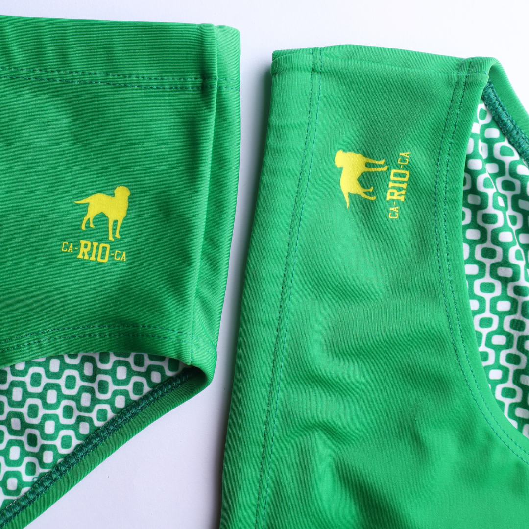 CA-RIO-CA Men's Hortelã Green solid Swimming Sunga Beachwear for Men Swimwear in 