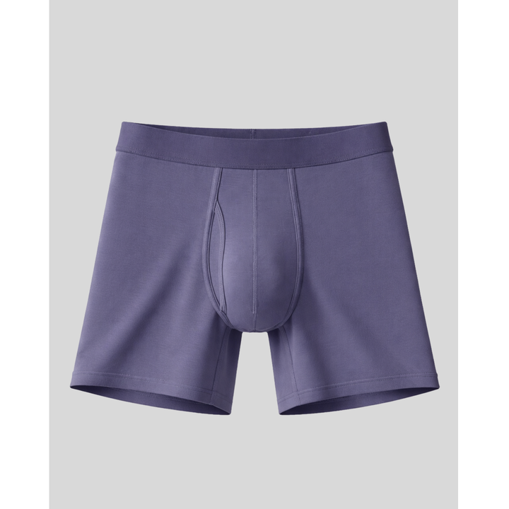 SilkCut men's bamboo boxer briefs – antimicrobial cooling 5-inch inseam performance underwear