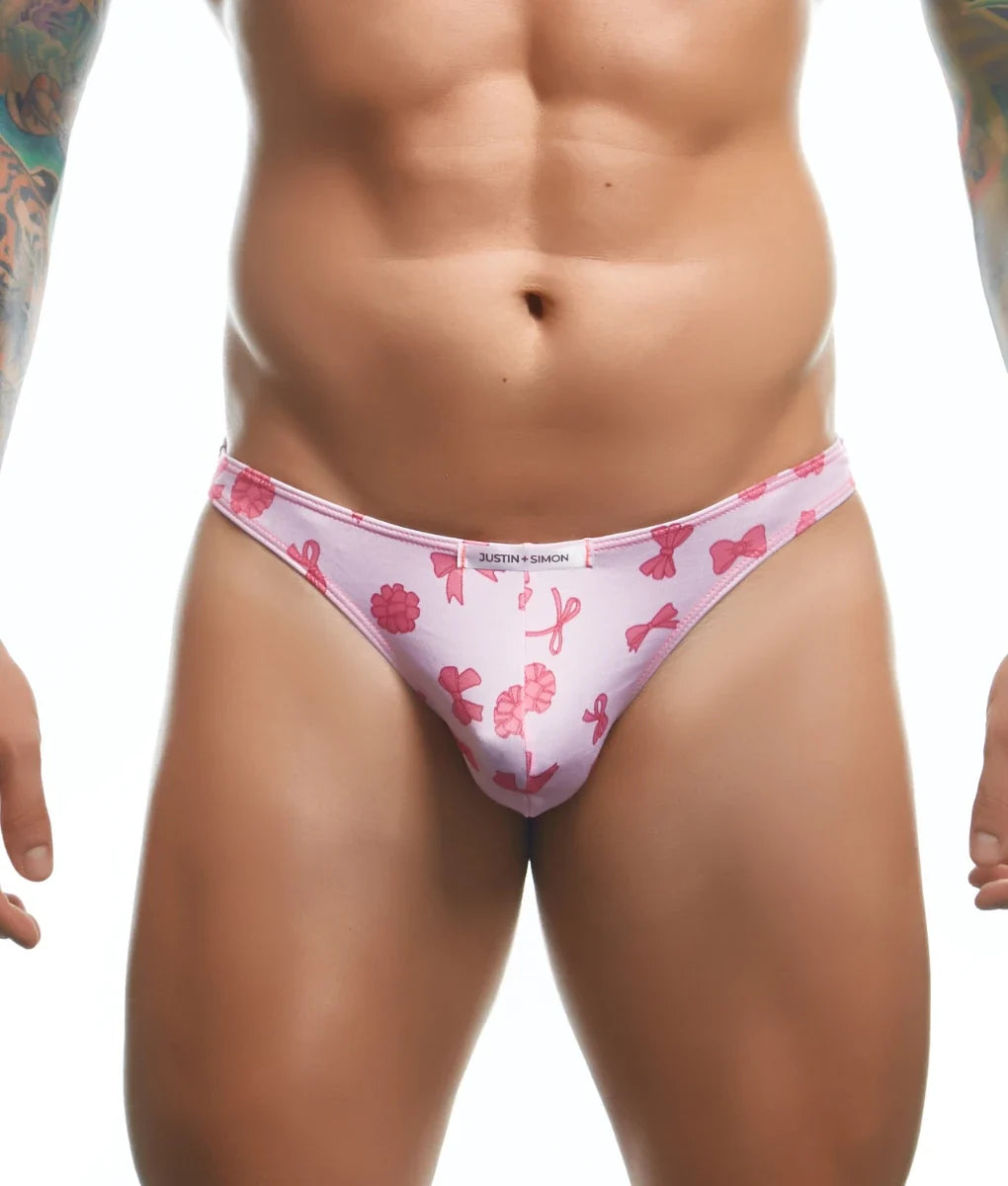 Justin+Simon Classic Thong Fun Prints Men's Thong – men's thongs