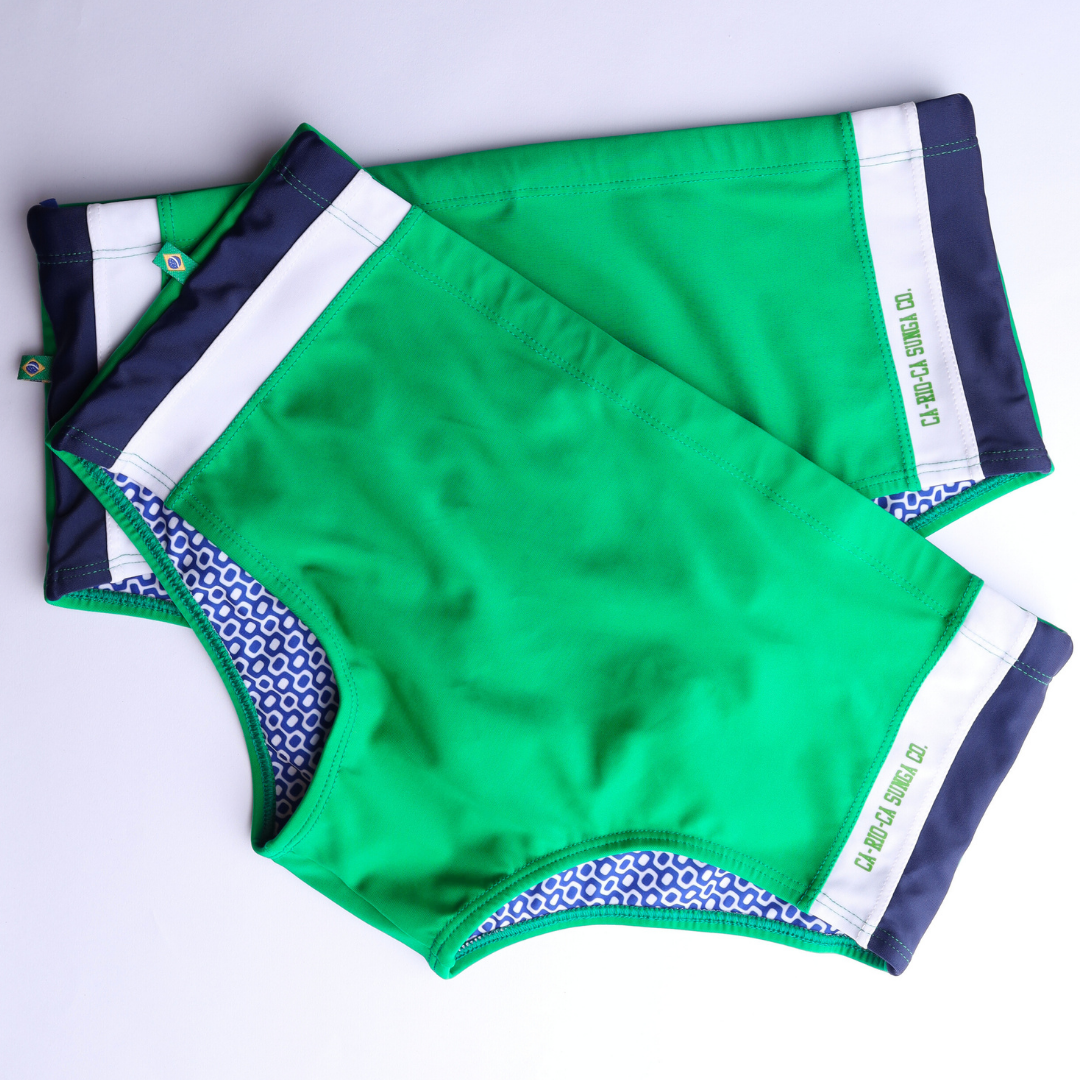 CA-RIO-CA Men's Paraná Trio Sunga in Traditional cut Designer Swim Shorts Swimwear in 