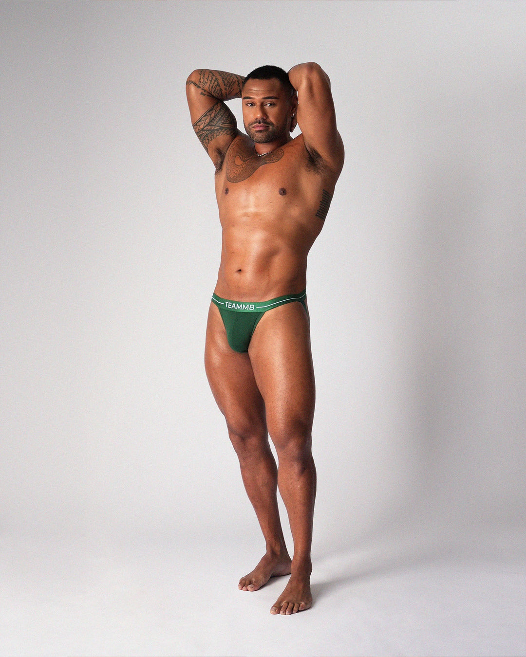 TEAMM8 Icon Jockstrap - Forest Green Men's Athletic Underwear