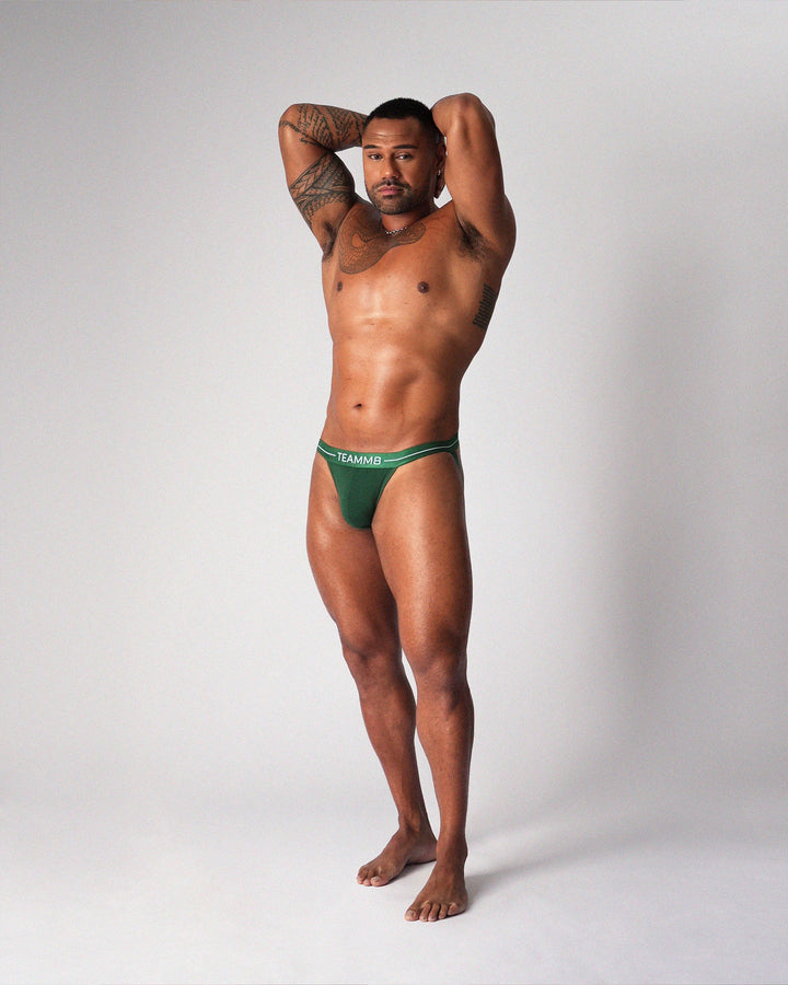 TEAMM8 Icon Jockstrap - Forest Green Men's Athletic Underwear