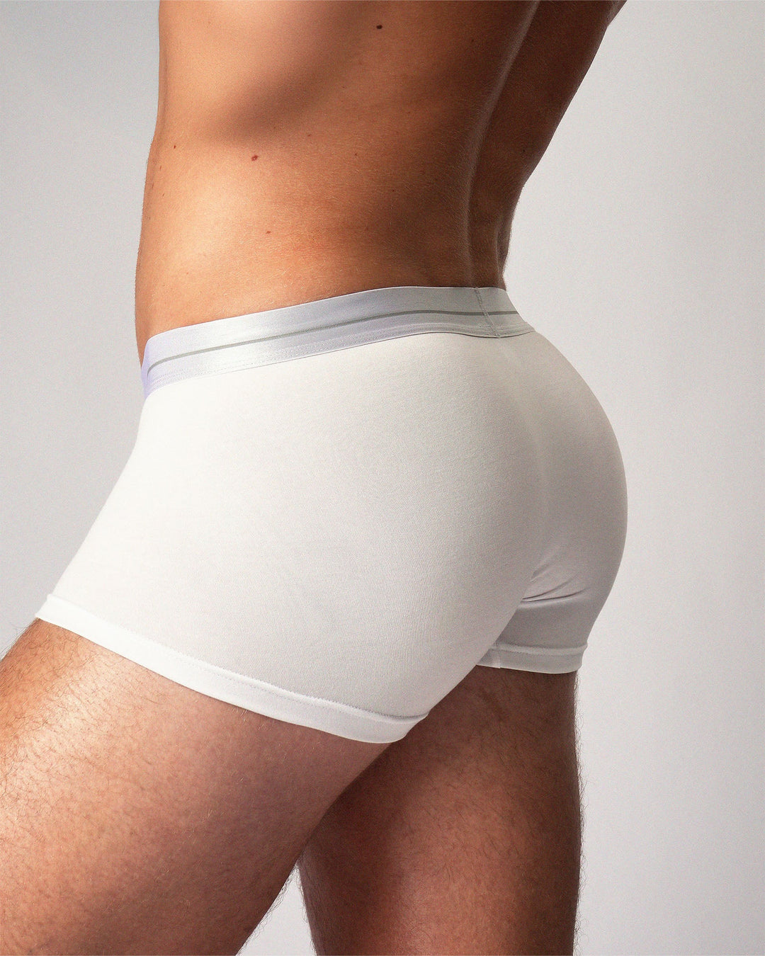 Teamm8 Icon Trunk — Optic White | Premium Men's Trunk Underwear