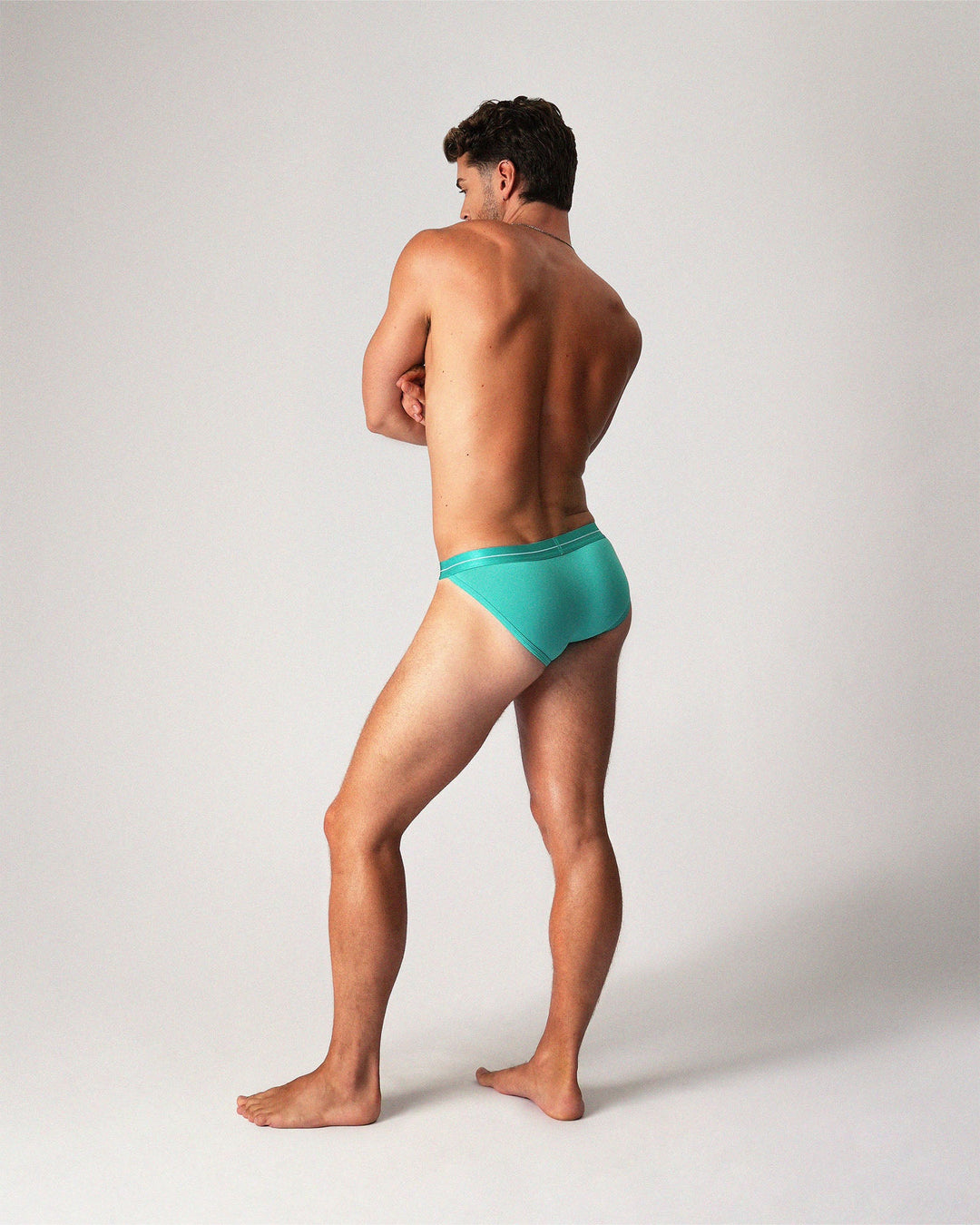TEAMM8 Icon Sports Brief - Patina Green Men's Athletic Underwear