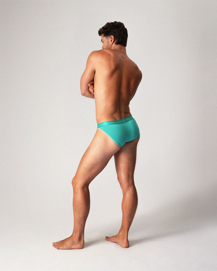 TEAMM8 Icon Sports Brief - Patina Green Men's Athletic Underwear