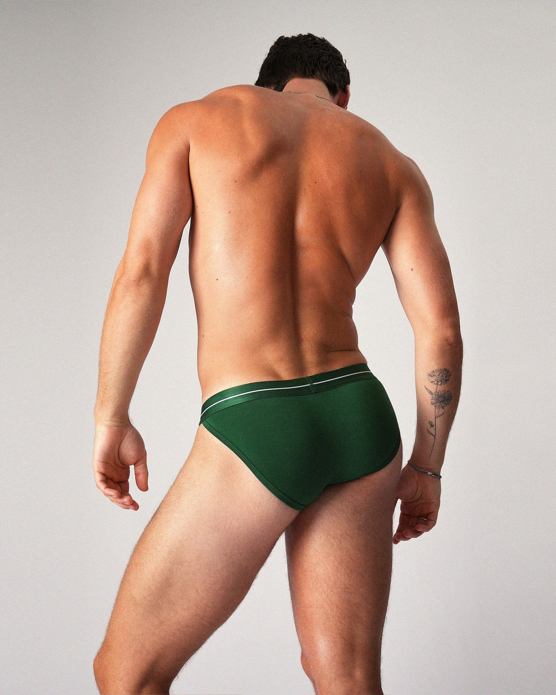 Teamm8 Icon Sports Brief — Forest Green | Men's Athletic Brief Underwear