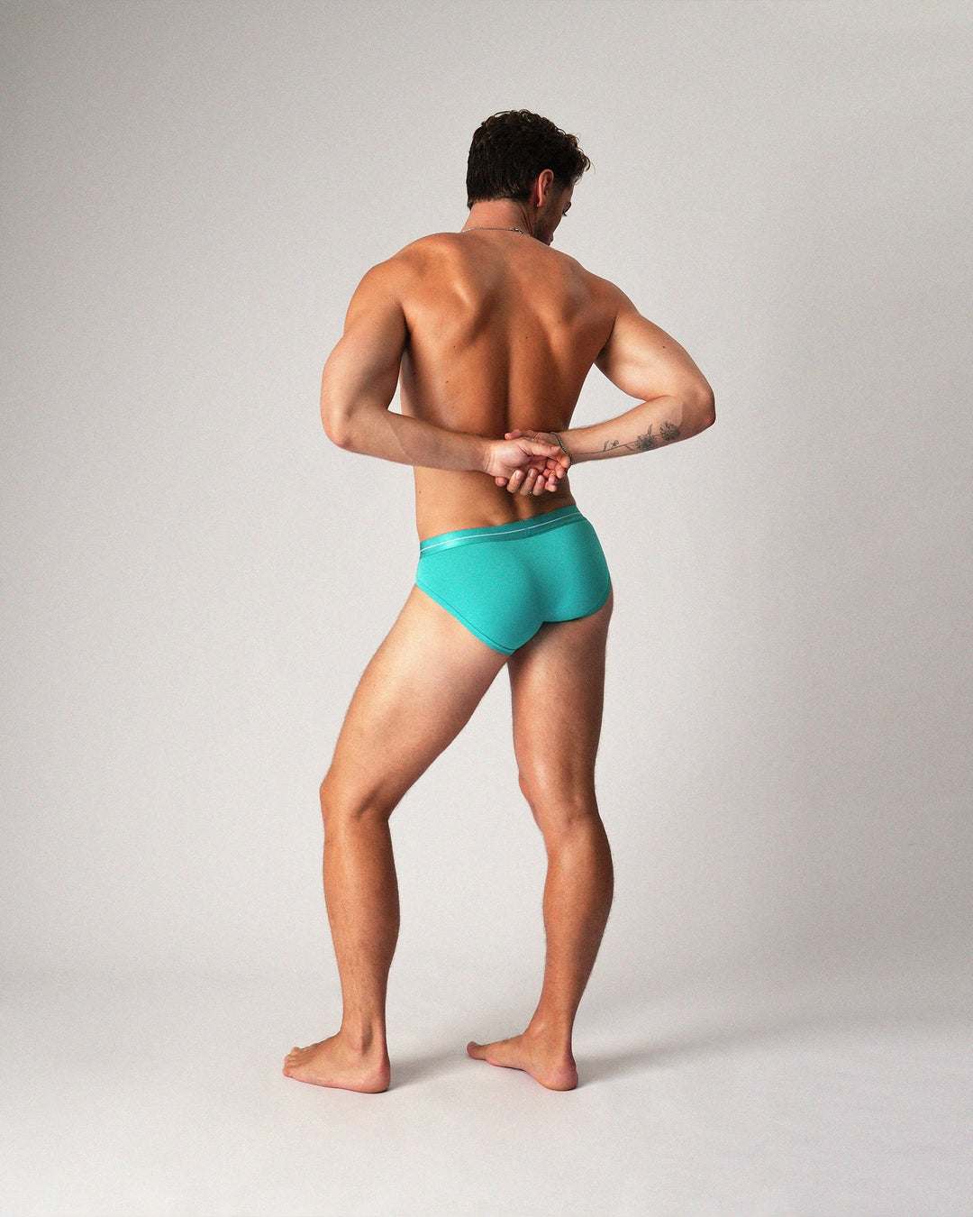 TEAMM8 Icon Brief - Patina Green Men's Athletic Cotton Briefs
