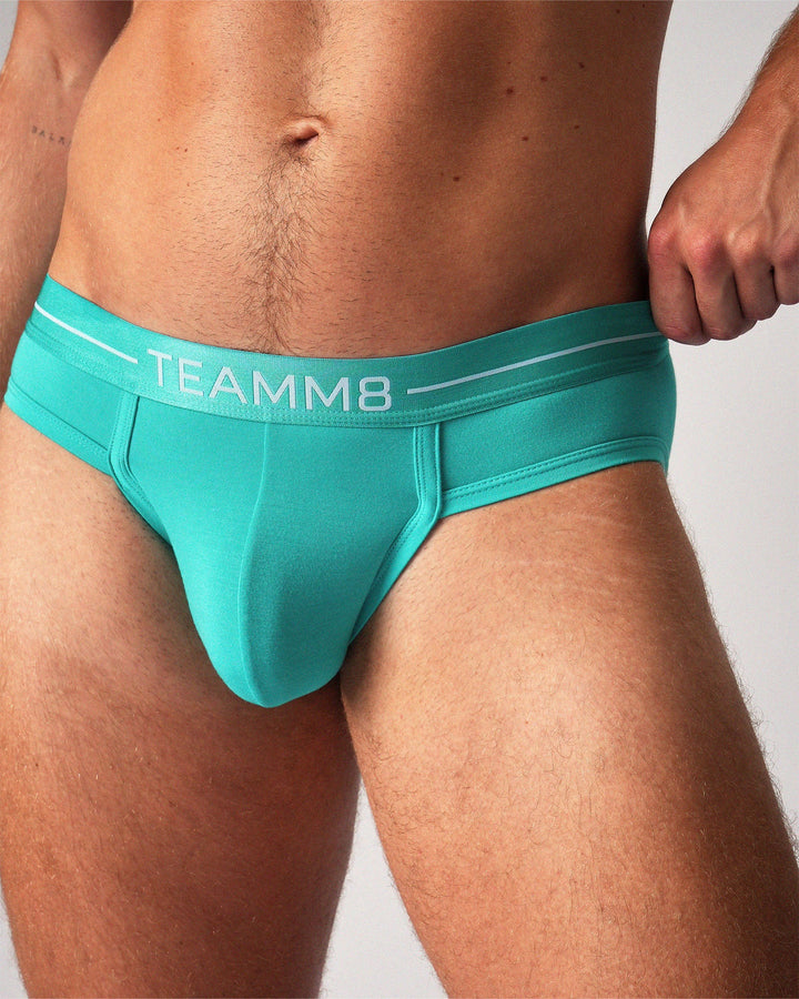 TEAMM8 Icon Brief - Patina Green Men's Athletic Cotton Briefs