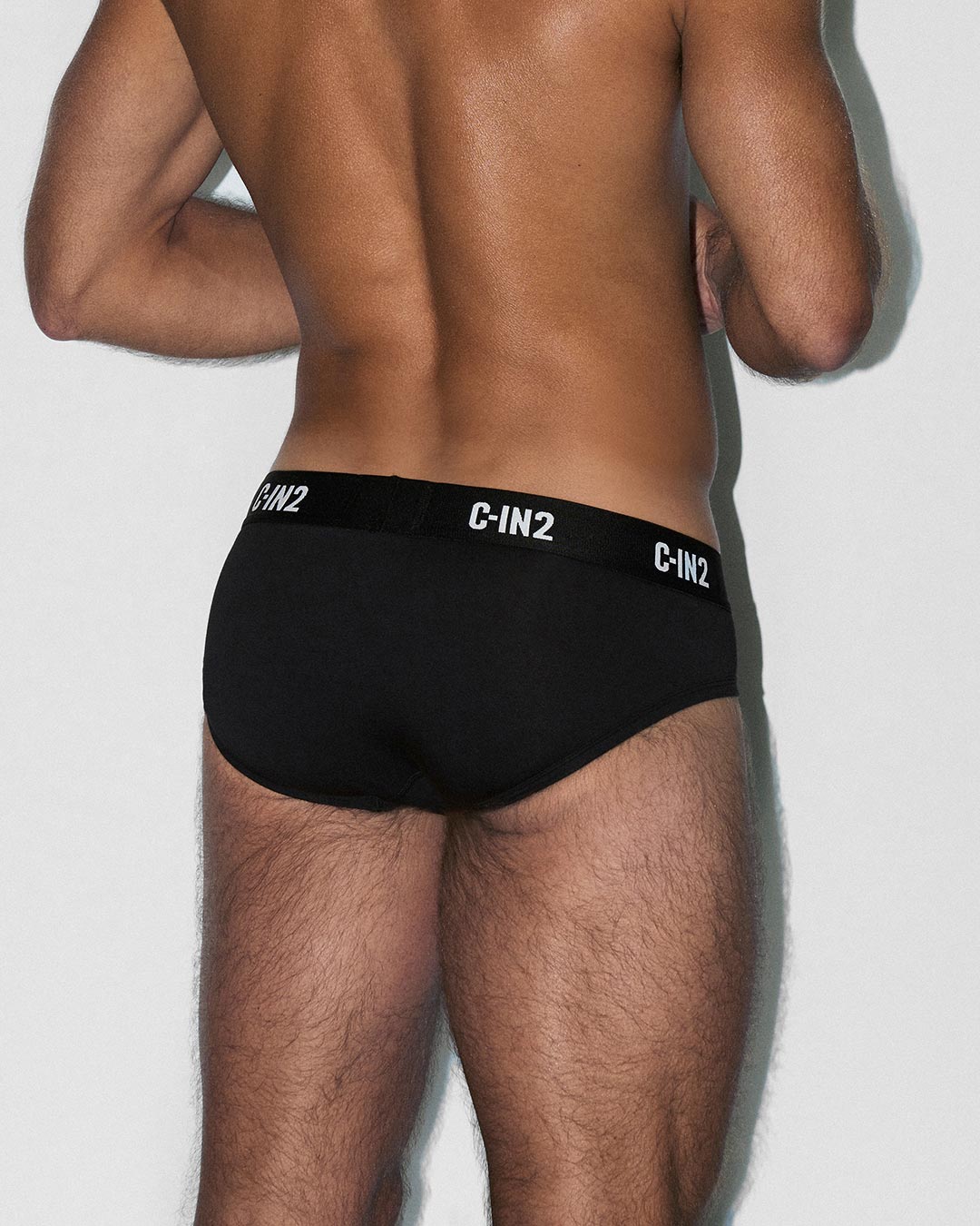 C-IN2 Premium Stretch 3-Pack Low Rise Brief in black – men's low-rise cotton-modal brief 3-pack