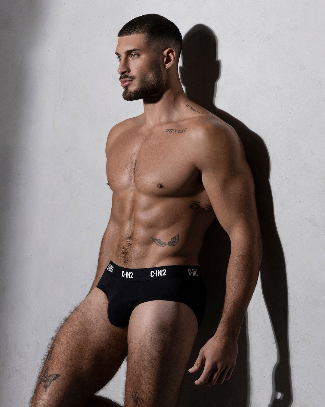 C-IN2 Premium Stretch 3-Pack Low Rise Brief in black – men's low-rise cotton-modal brief 3-pack