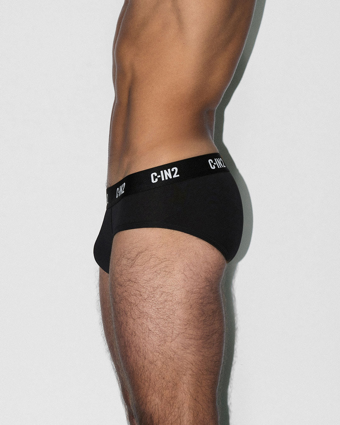 C-IN2 Premium Stretch 3-Pack Low Rise Brief in black – men's low-rise cotton-modal brief 3-pack
