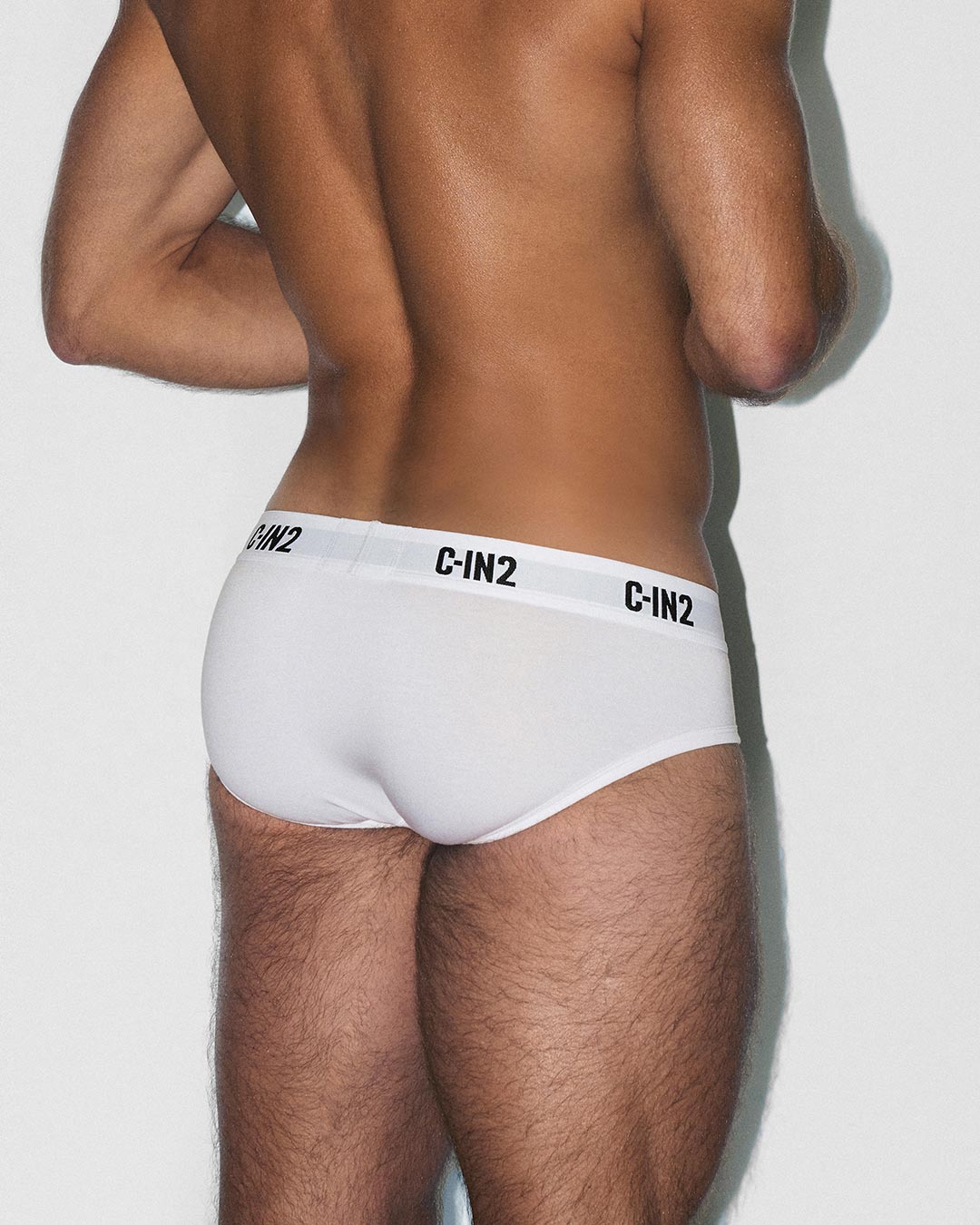 C-IN2 Premium Stretch 3-Pack Low Rise Brief in white – men's low-rise cotton-modal brief 3-pack