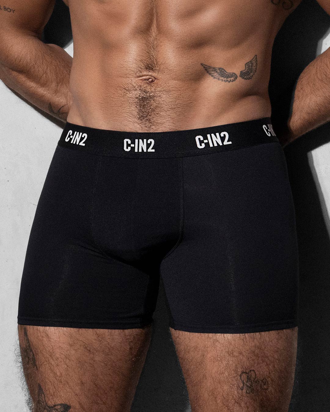 C-IN2 Premium Stretch 3-Pack Boxer Brief in black – men's cotton-modal boxer brief 3-pack