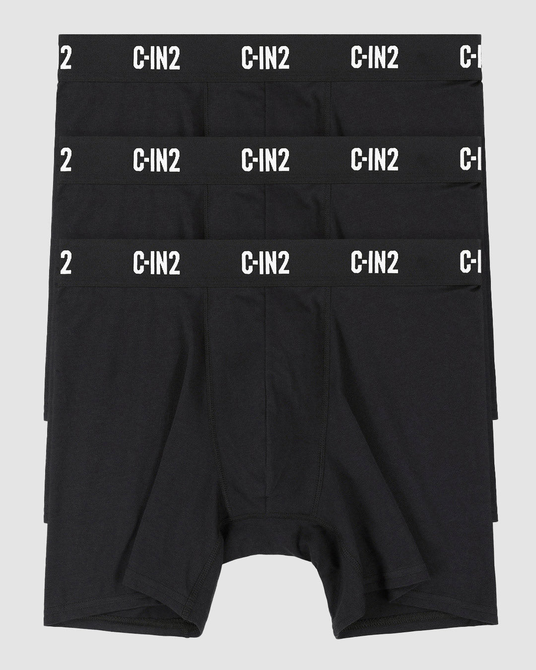 C-IN2 Premium Stretch 3-Pack Boxer Brief in black – men's cotton-modal boxer brief 3-pack