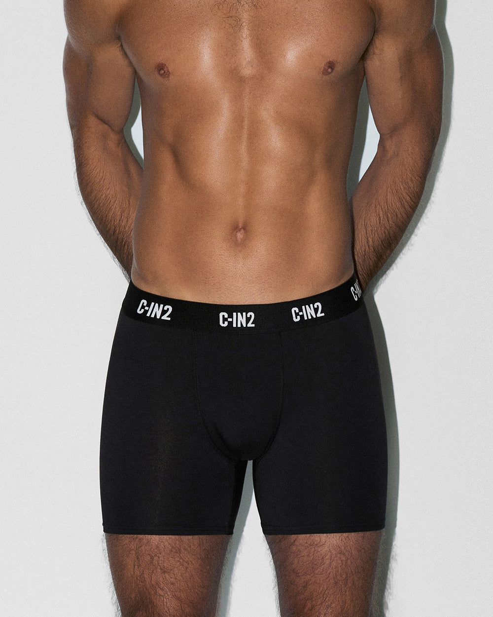 C-IN2 Premium Stretch 3-Pack Boxer Brief in black – men's cotton-modal boxer brief 3-pack