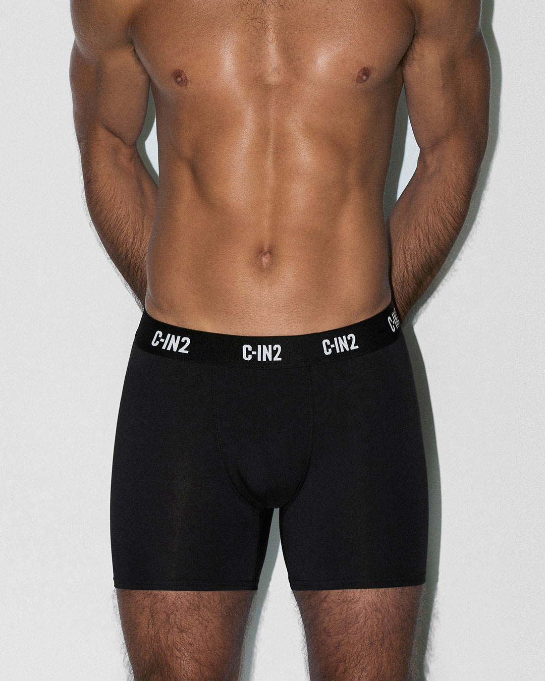 C-IN2 Premium Stretch 3-Pack Boxer Brief in black – men's cotton-modal boxer brief 3-pack