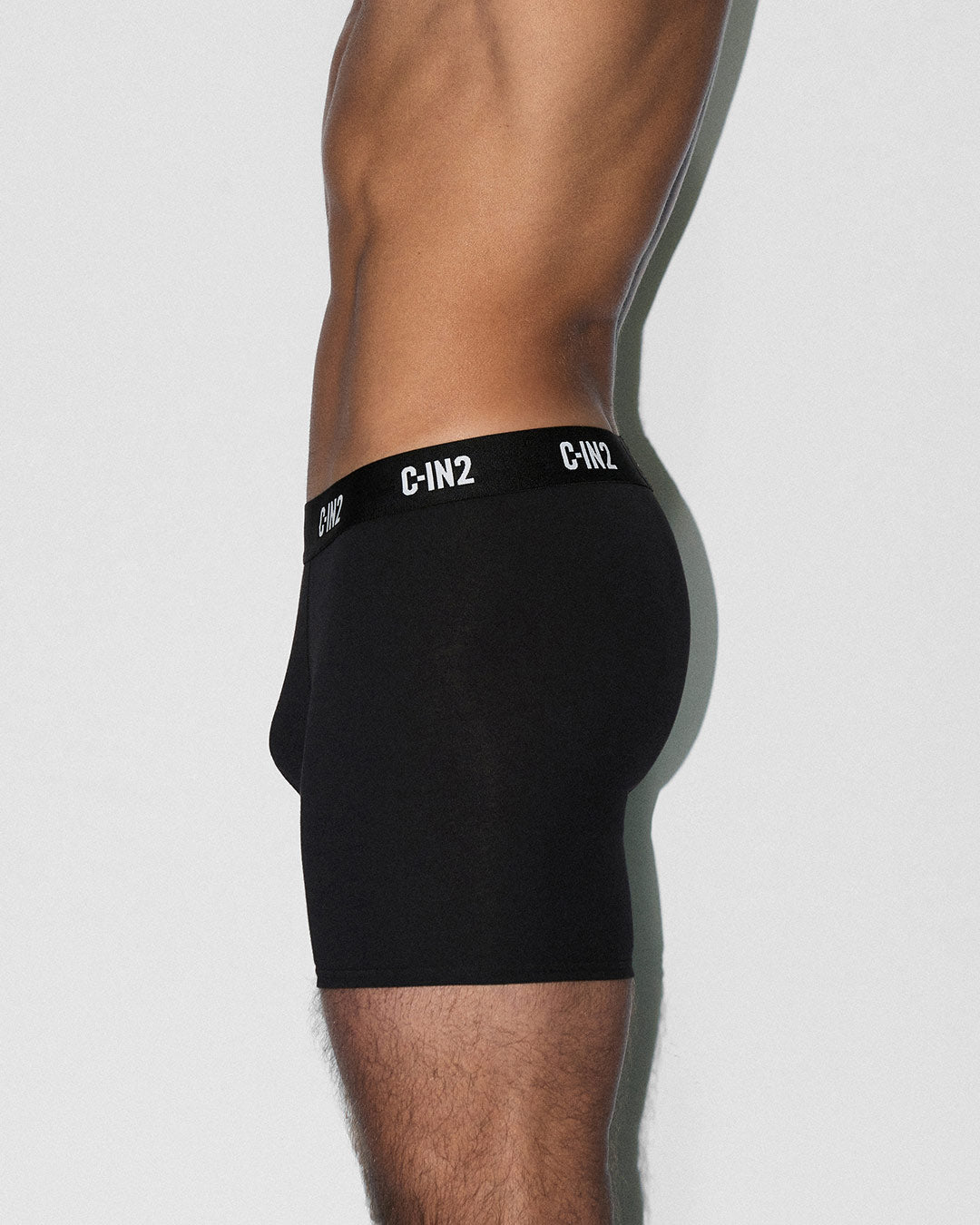 C-IN2 Premium Stretch 3-Pack Boxer Brief in black – men's cotton-modal boxer brief 3-pack