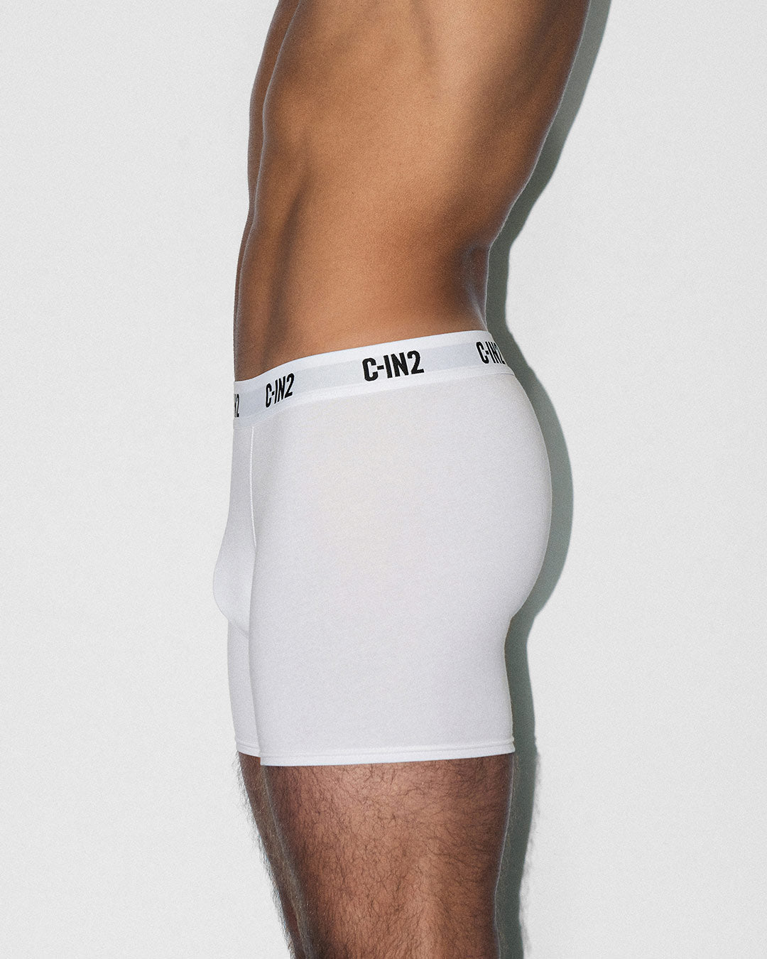 C-IN2 Premium Stretch 3-Pack Boxer Brief in white – men's cotton-modal boxer brief 3-pack