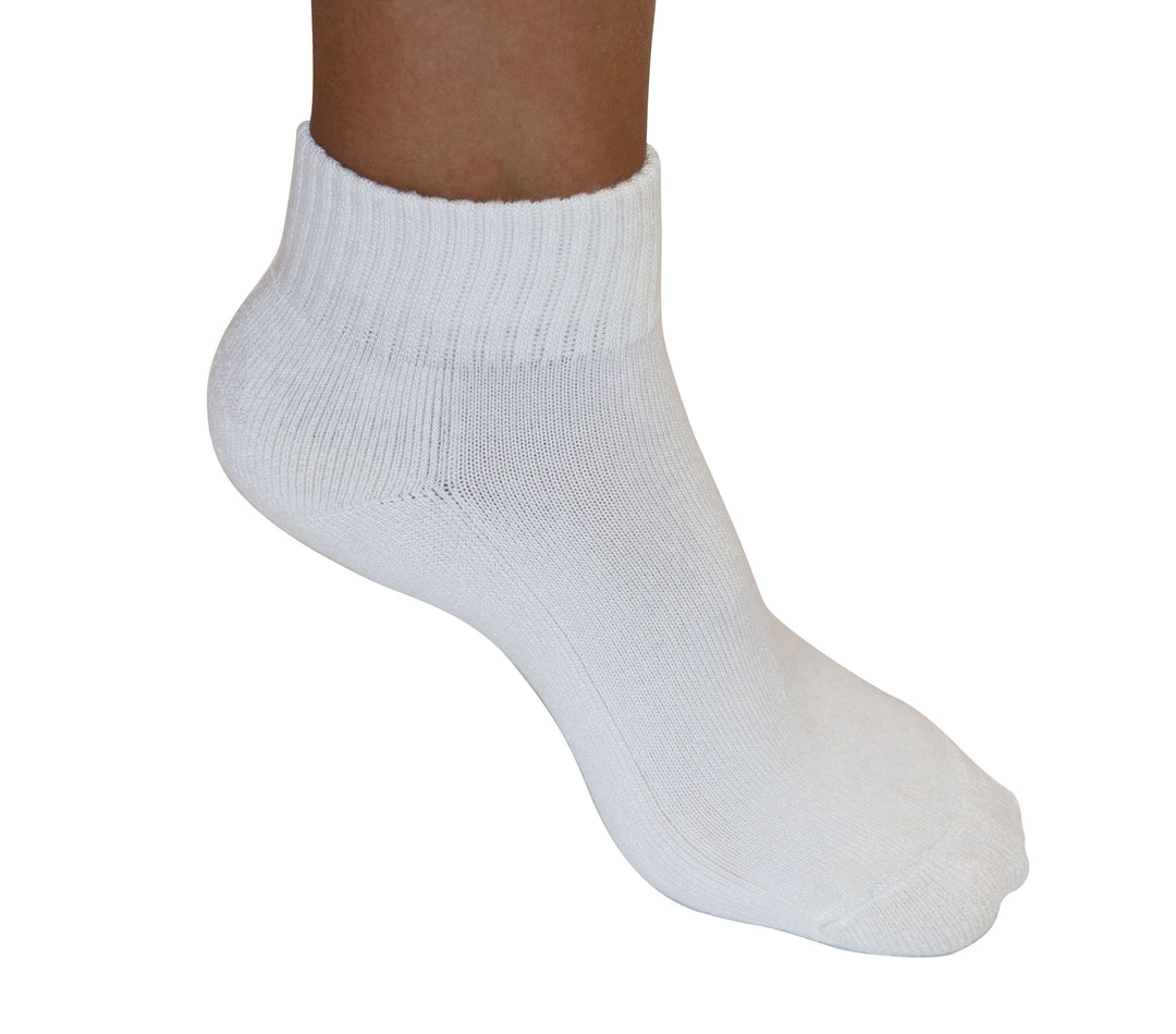 Spun Bamboo 1/4 crew bamboo ankle socks moisture-wicking unisex