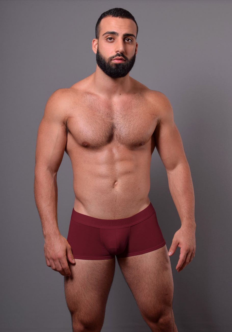 Doreanse Low-rise Men's Trunk Underwear in Bordeaux – men's trunks