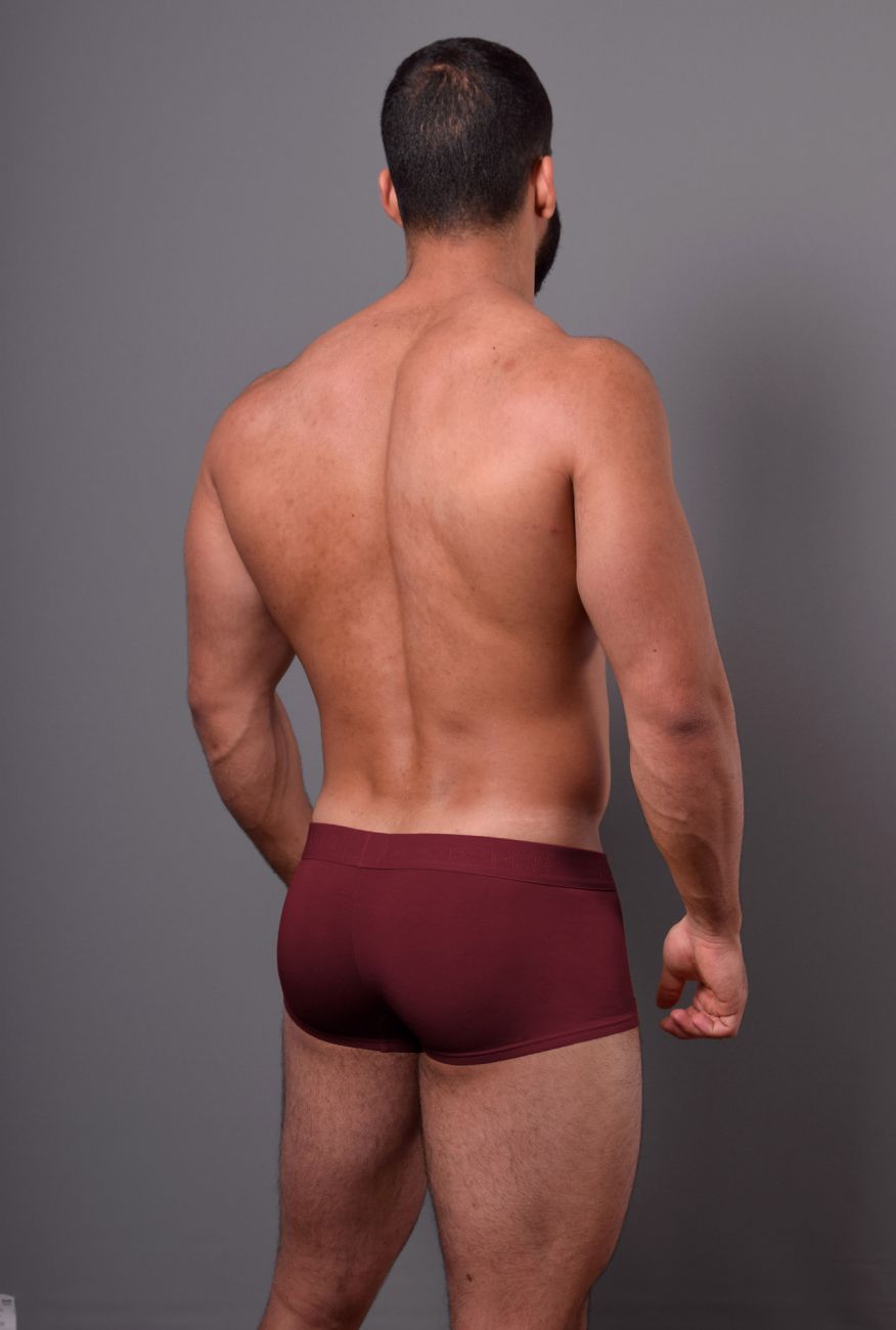 Doreanse Low-rise Men's Trunk Underwear in Bordeaux – men's trunks