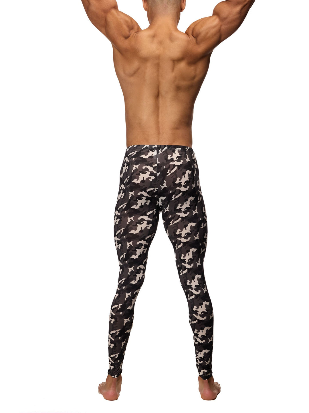 Body Aware Wild Side Leggings in camo – men's lightweight athletic camo leggings