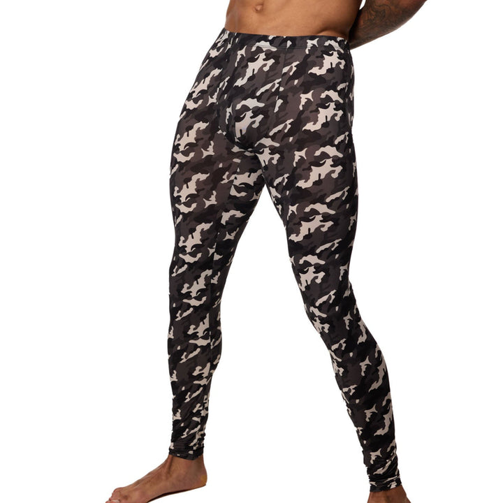 Body Aware Wild Side Leggings in camo – men's lightweight athletic camo leggings
