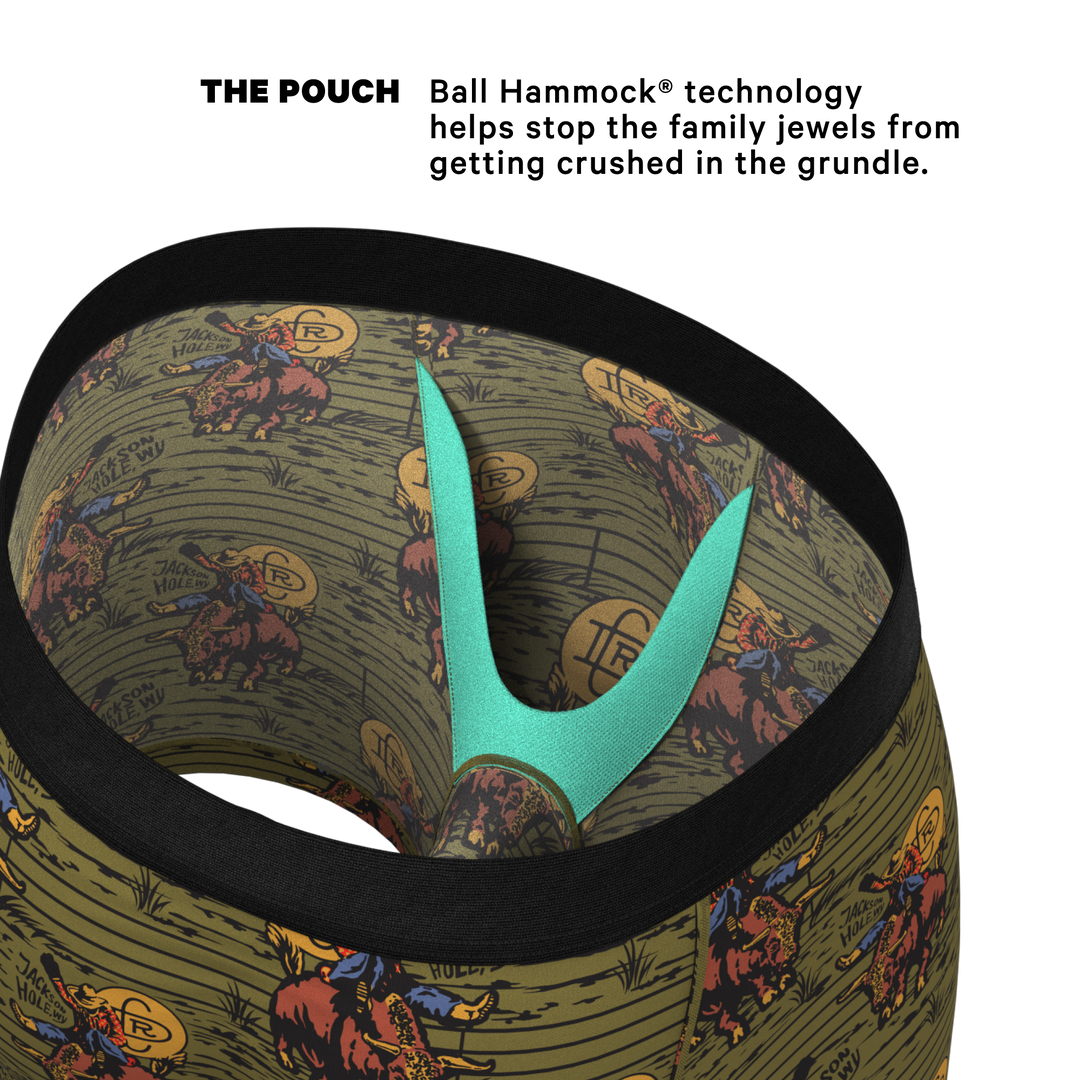 Shinesty "The 1912" Western x Diamond Cross Ranch Ball Hammock® Pouch Underwear