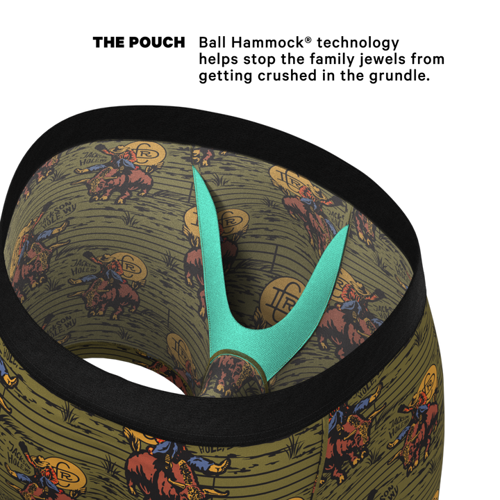 Shinesty "The 1912" Western x Diamond Cross Ranch Ball Hammock® Pouch Underwear