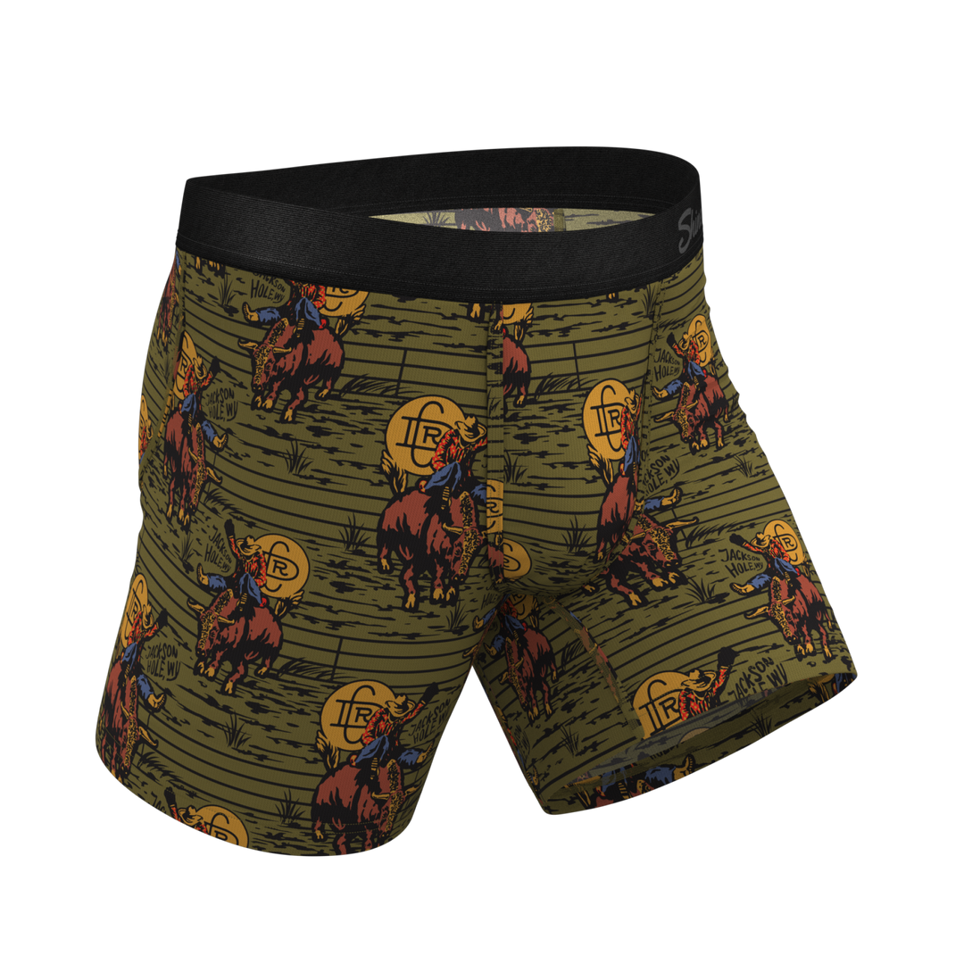 Shinesty "The 1912" Western x Diamond Cross Ranch Ball Hammock® Pouch Underwear