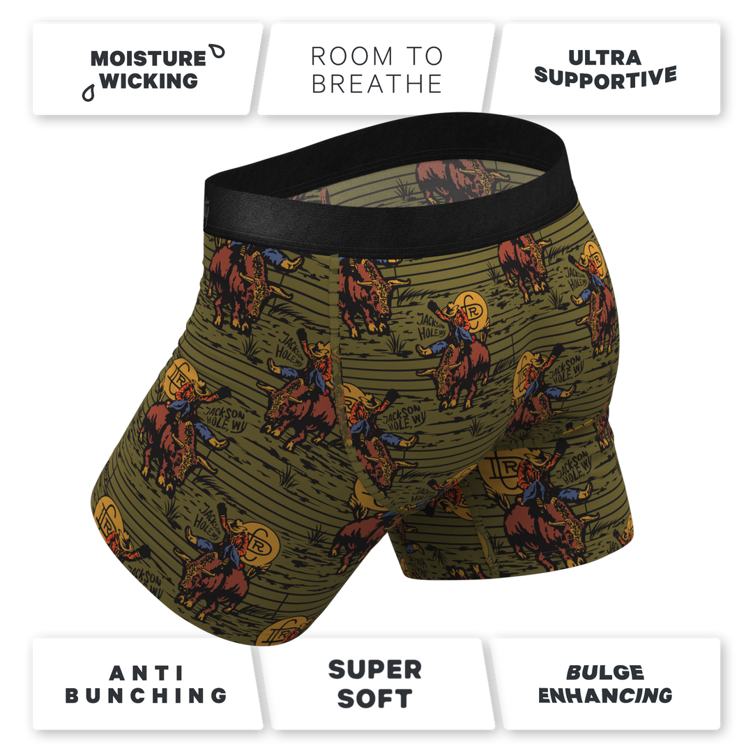 Shinesty "The 1912" Western x Diamond Cross Ranch Ball Hammock® Pouch Underwear