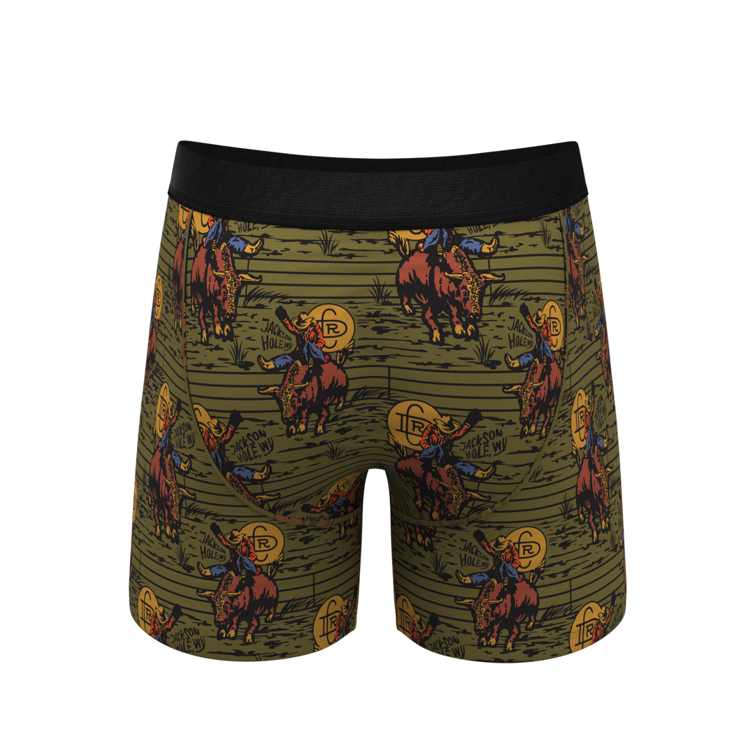 Shinesty "The 1912" Western x Diamond Cross Ranch Ball Hammock® Pouch Underwear