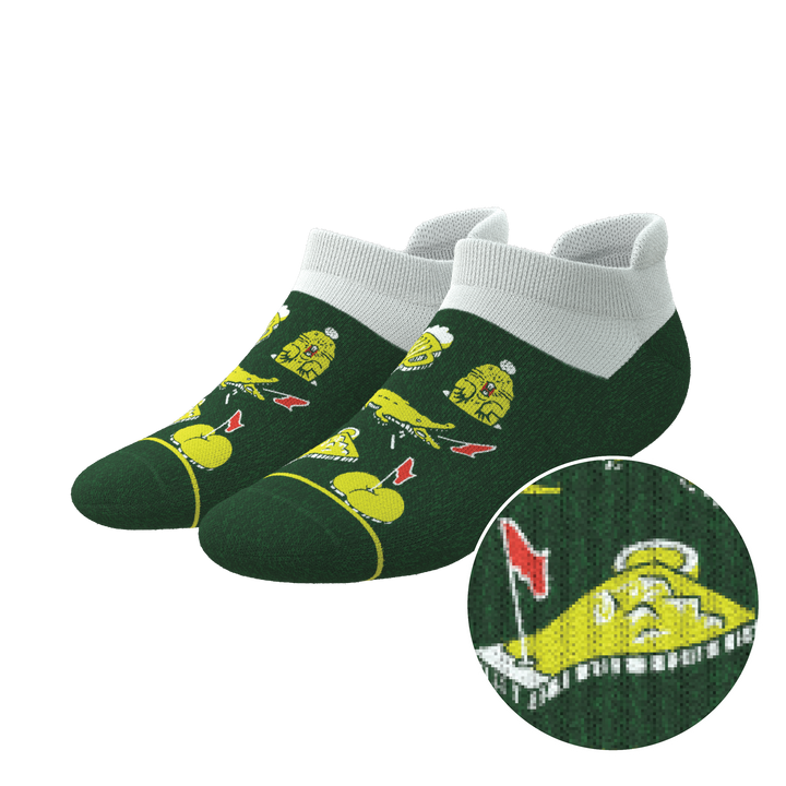 The 19th Hole | Golf Tournament Holes Heel Hammock™ Ankle Socks