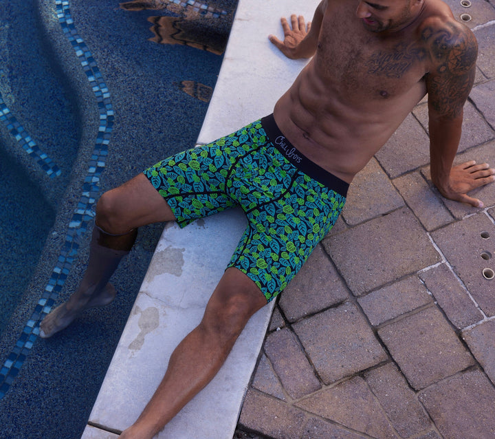 Chill Boys Performance Boxer Briefs | Tropical Forest