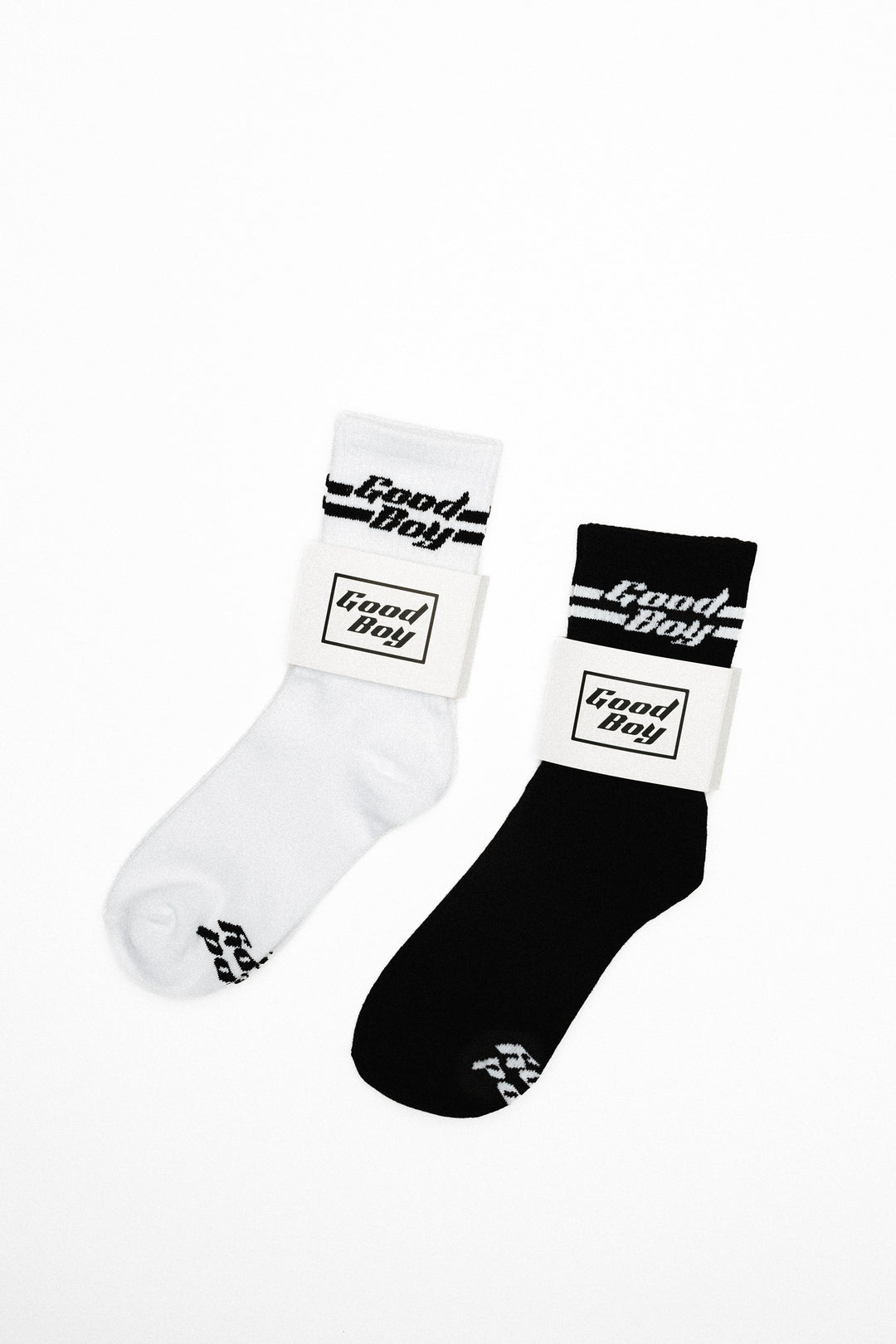 Good Boy Underwear Crew Socks – ribbed cotton blend crew socks with Good Boy logo